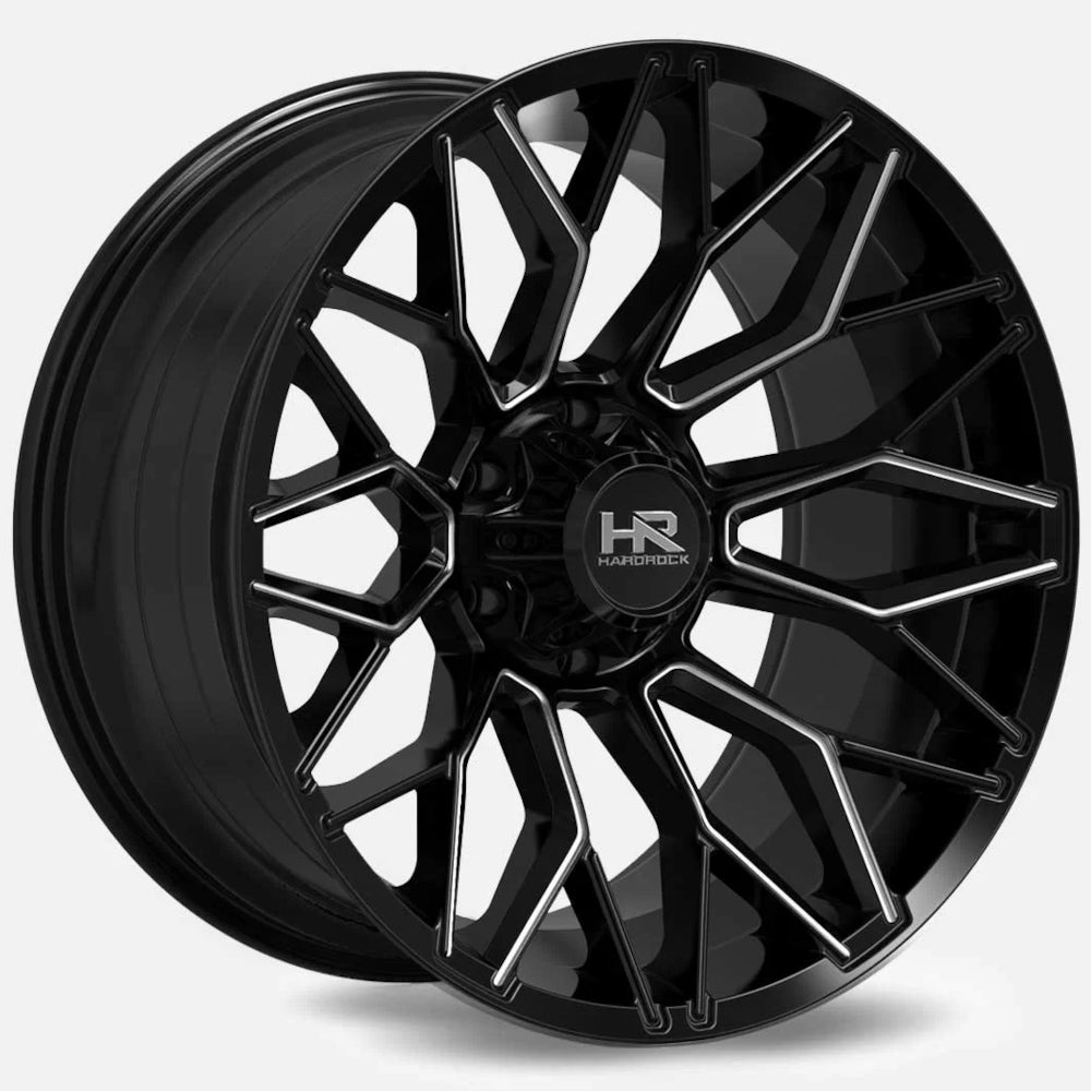Hardrock Xcentric Xposed Black Wheel