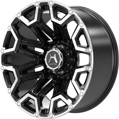 Hartes Metal Offroad Blaze Black Machined Wheel
