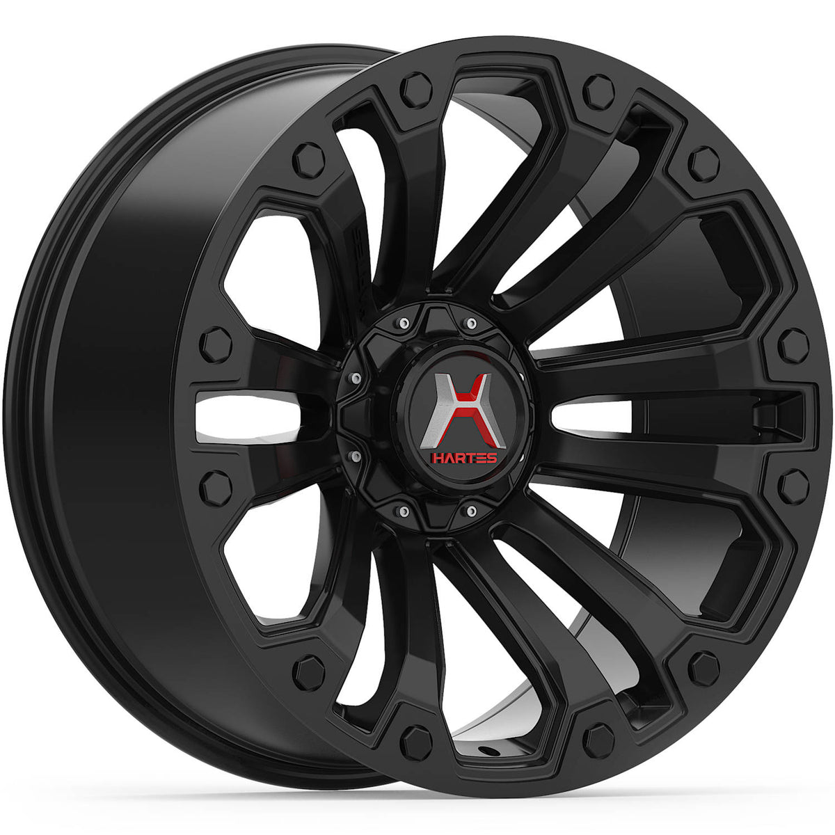 Hartes Metal Offroad Rhino Satin Black Wheel