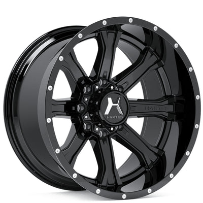Hartes Metal Offroad Strike Gloss Black Wheel