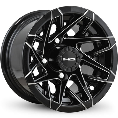 HD Canyon Black Milled Wheel