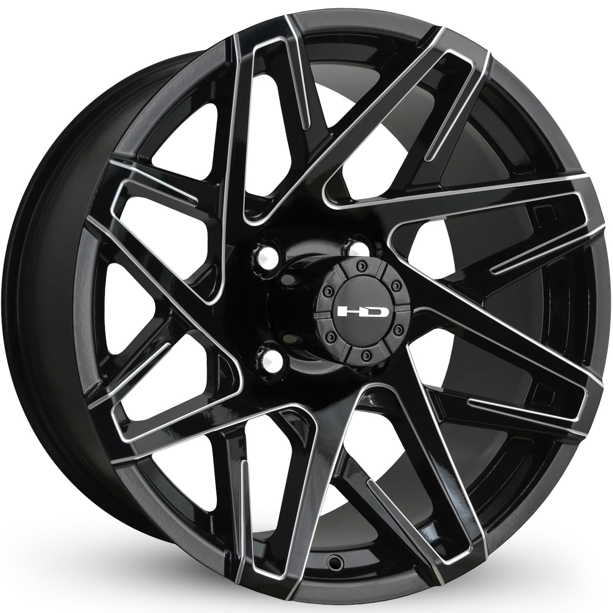 HD Canyon Black Milled Wheel
