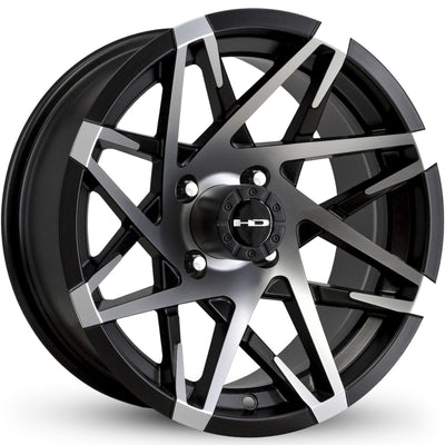 HD Canyon Black Machined Wheel