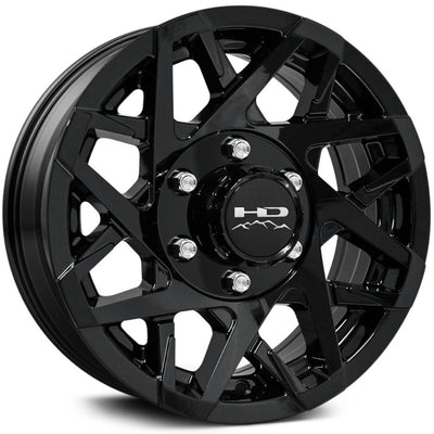 HD Canyon Trailer Gloss Black Wheel