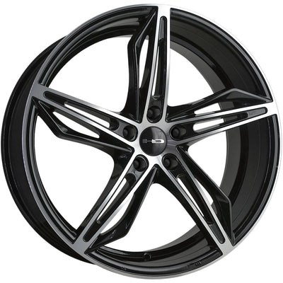 HD Fly-Cutter Black Machined Wheel