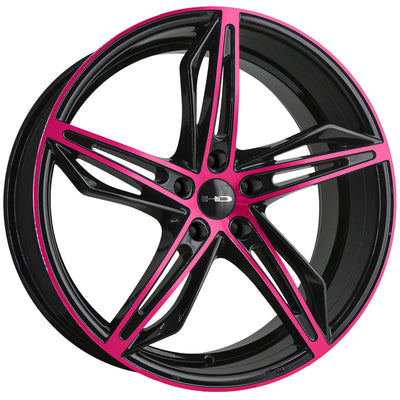 HD Fly-Cutter Black Pink Wheel