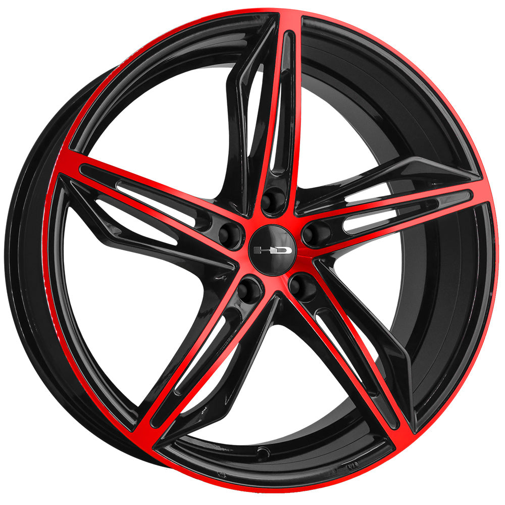 HD Fly-Cutter Black Red Wheel