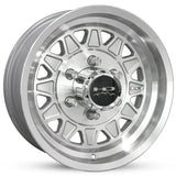 HD HDT Trailer Silver Machined Wheel