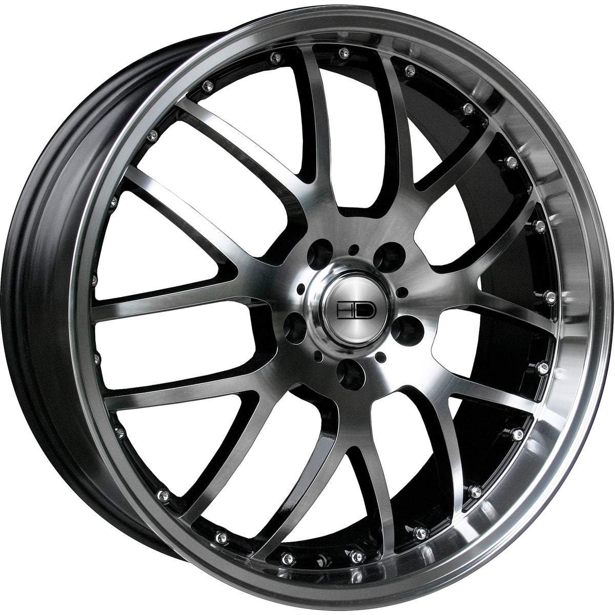 HD MSR Black Machined Wheel