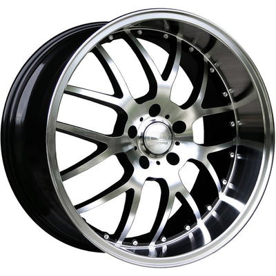 HD MSR Black Machined Wheel