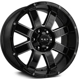 HD Offroad 8-Point Black Milled Wheel