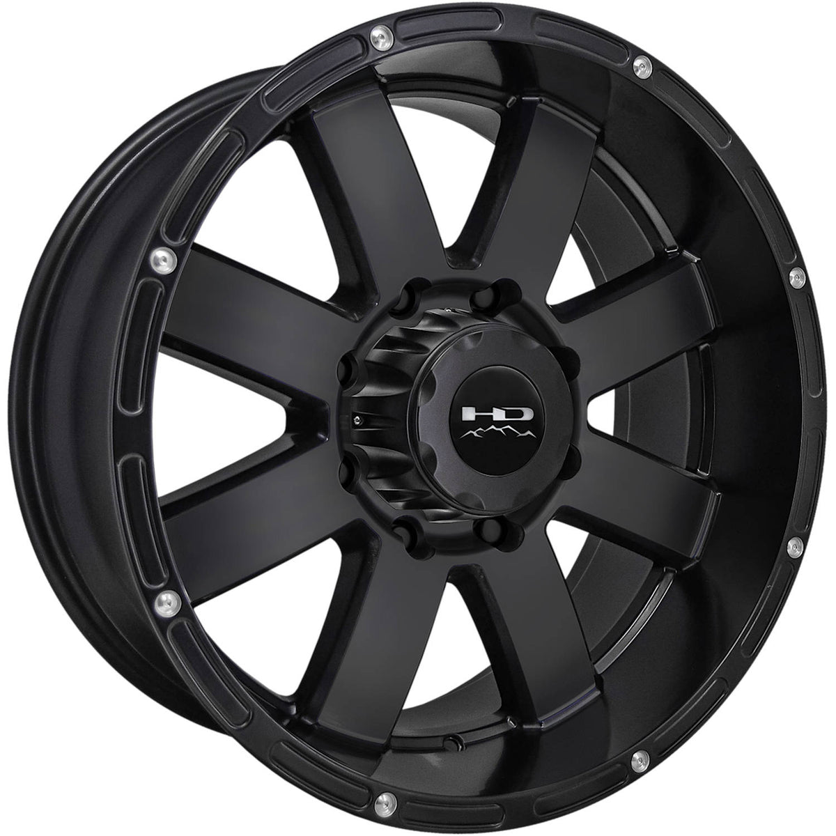HD Offroad 8-Point Satin Black Wheel