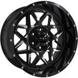 HD Offroad Caliber Black Milled Wheel