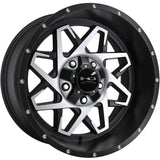HD Offroad Caliber Black Machined Wheel