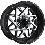 HD Offroad Caliber Black Machined Wheel