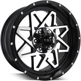 HD Offroad Gridlock Black Machined Wheel