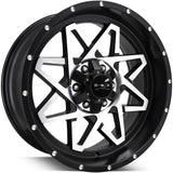 HD Offroad Gridlock Black Machined Wheel