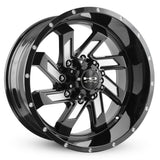HD Offroad Saw Black Milled Wheel