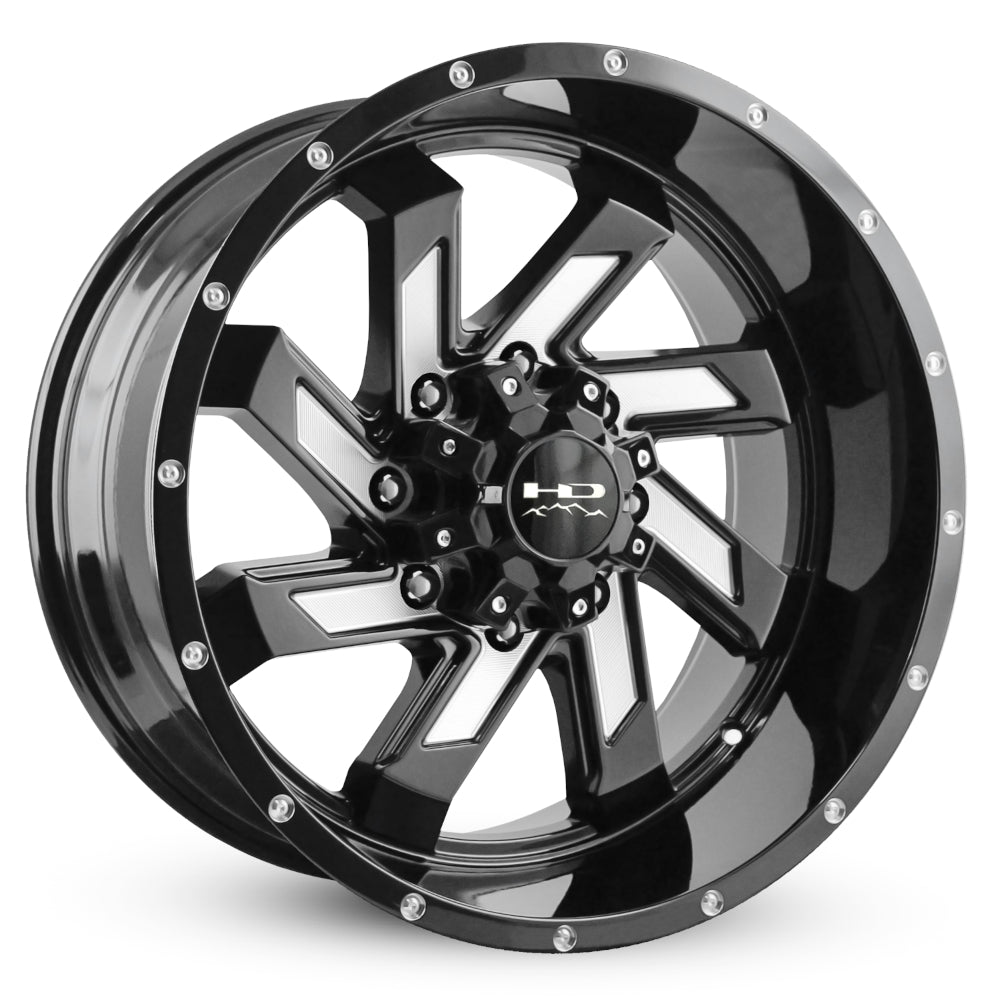 HD Offroad Saw Black Milled Wheel