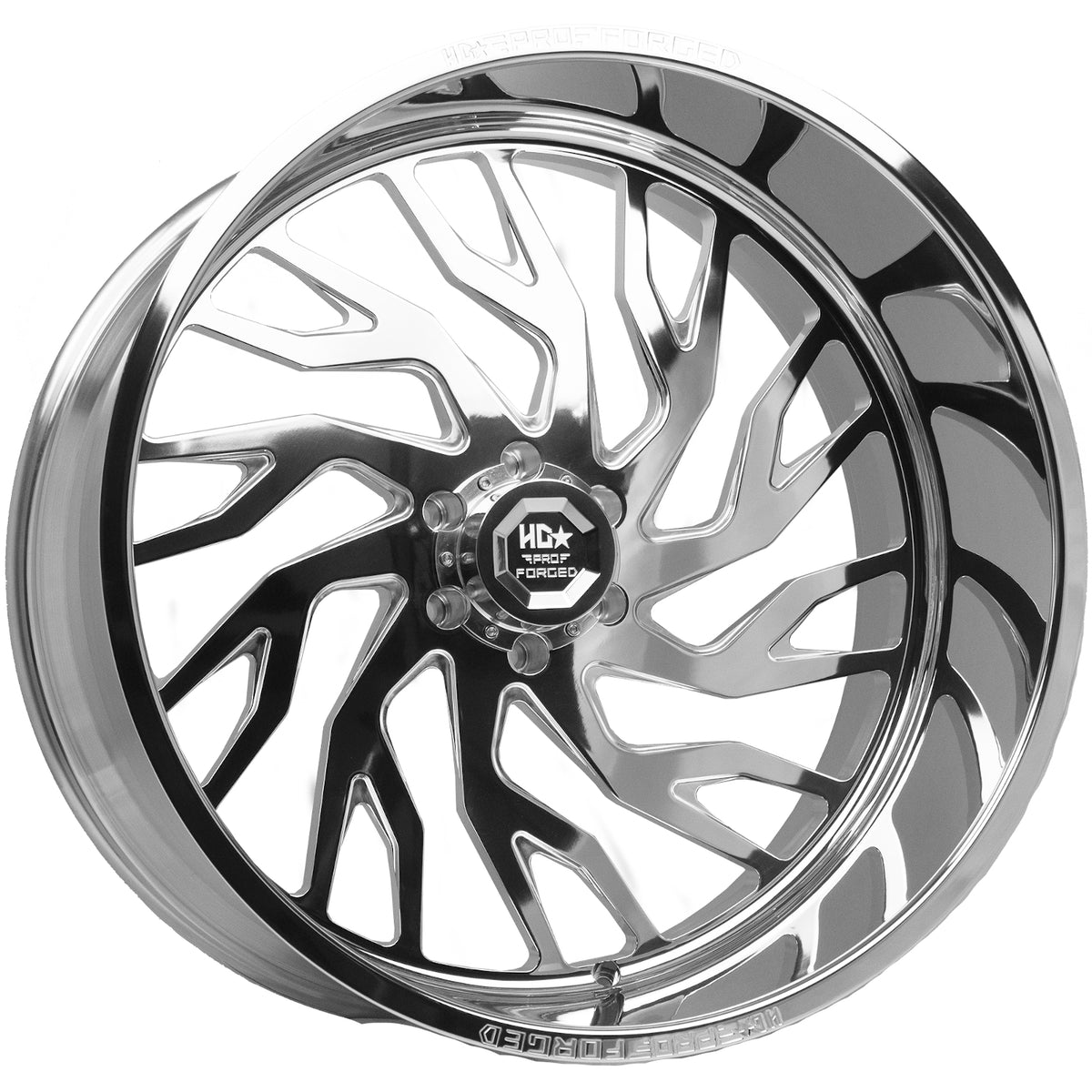 HD-PRO Forged Huey Polished Wheel