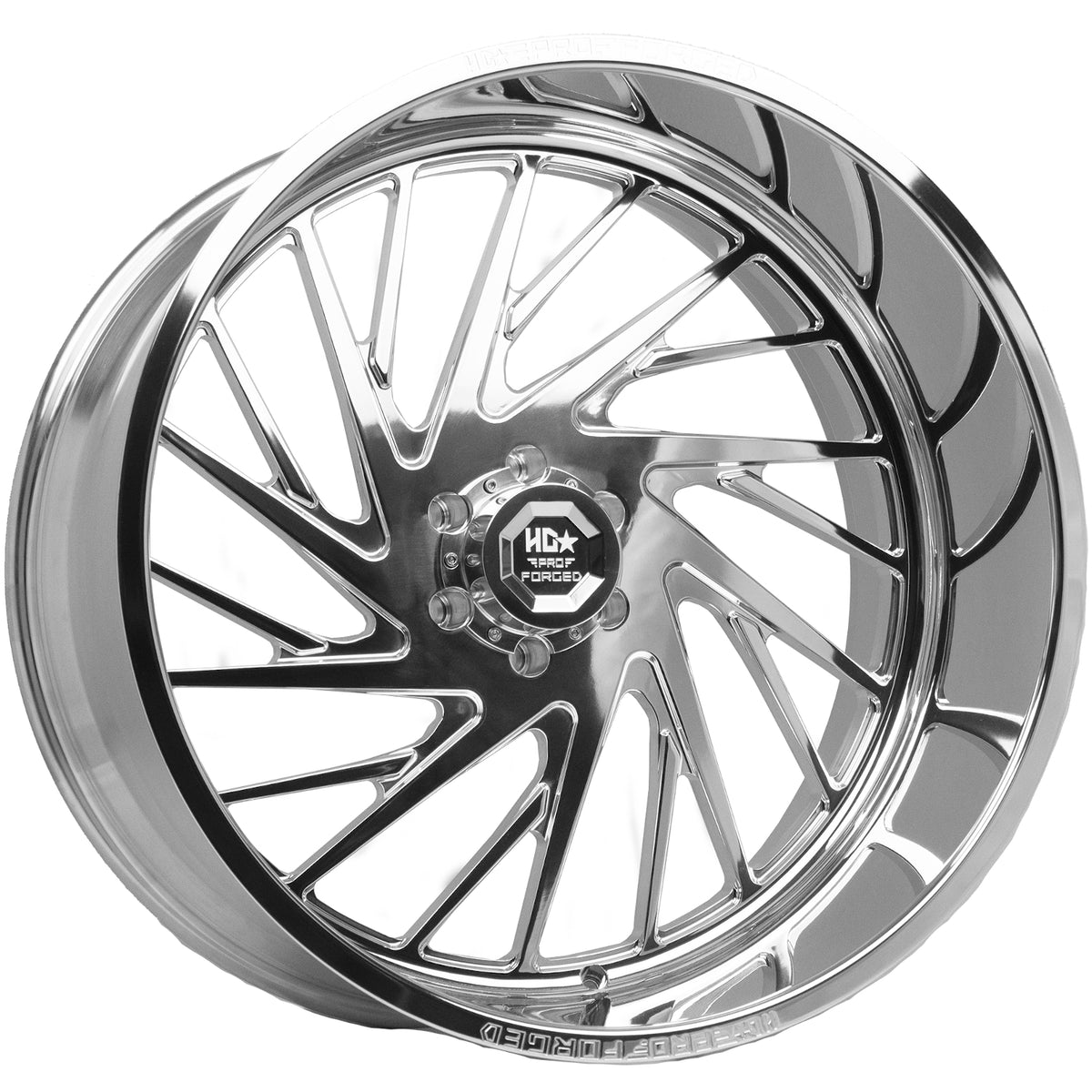 HD-PRO Forged Raptor Polished Wheel