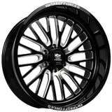 HD-PRO Forged Sentry Black Milled Wheel