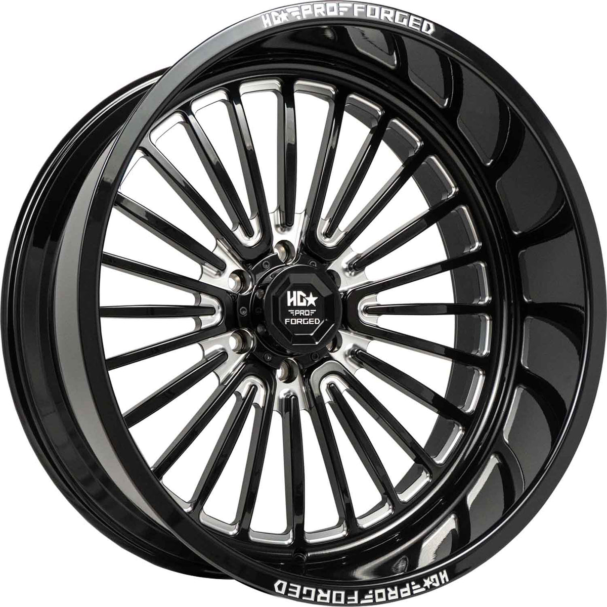 HD-PRO Forged Warhog Black Milled Wheel