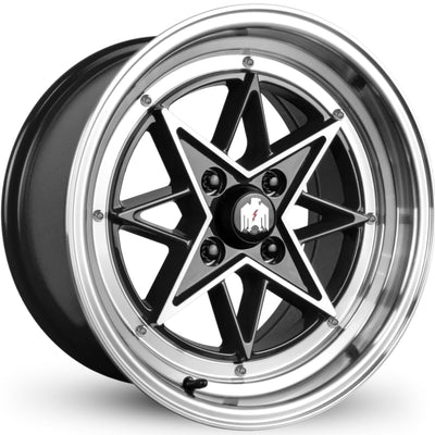 HD RS-L Black Machined Wheel