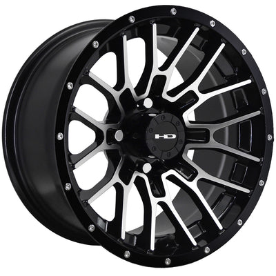 HD RTC Black Machined Wheel