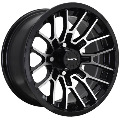 HD RTC Black Machined Wheel