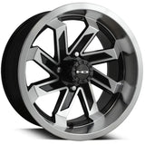 HD Saw Black Machined Wheel