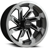 HD Saw Black Machined Wheel
