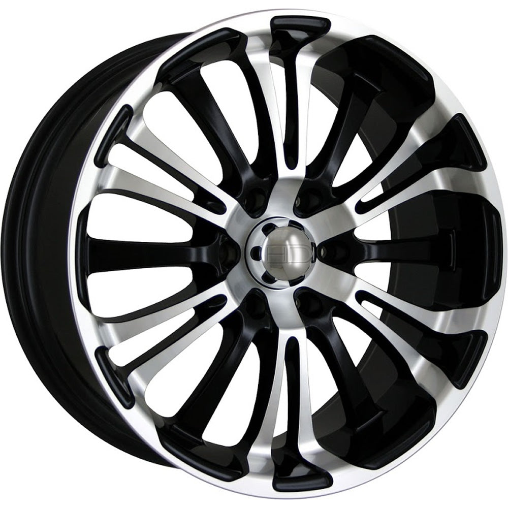HD Spinout Black Machined Wheel