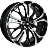 HD Spinout Black Machined Wheel