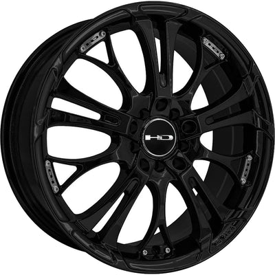HD Spinout Gloss Black wheel