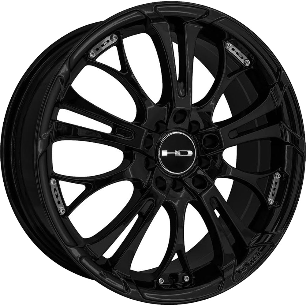 HD Spinout Gloss Black Wheel
