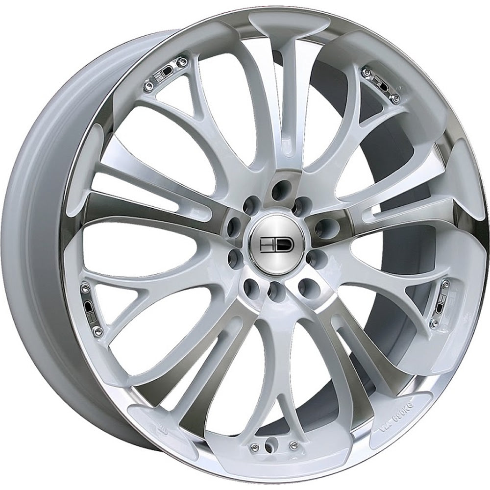 HD Spinout White Machined Wheel