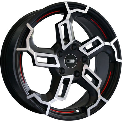HD Switch Black Machined Wheel
