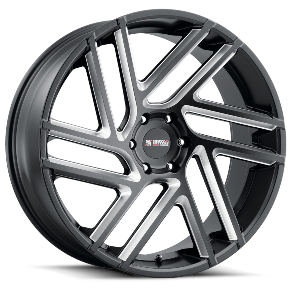 Heavy Hitters HF6 Black Milled Wheel