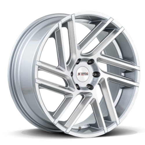 Heavy Hitters HF6 Silver Milled Wheel