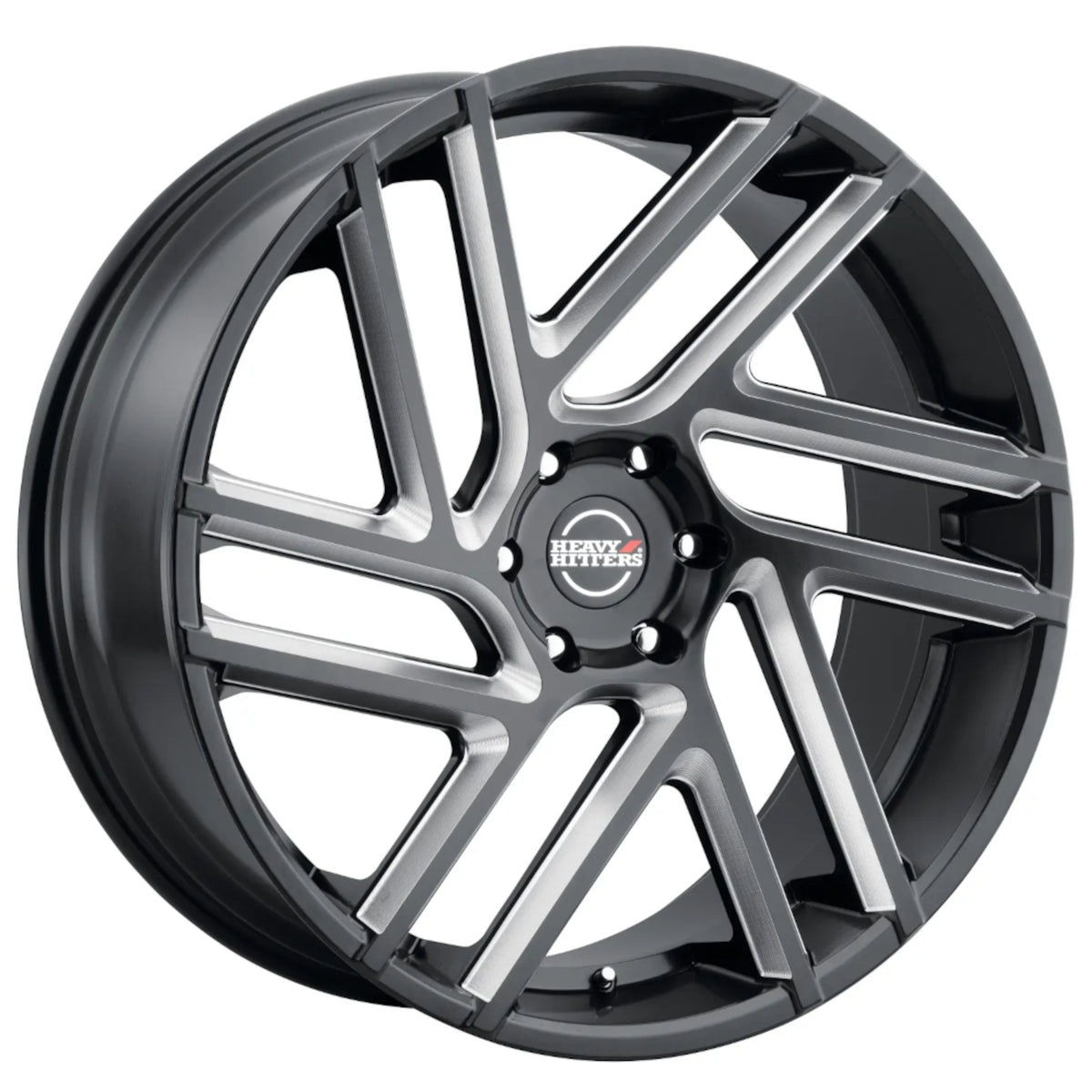 Heavy Hitters HH6 Black Milled Wheel