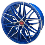 Hemi Wheels HM10 Blue Machined Wheel