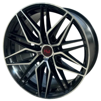 Hemi Wheels HM10 Black Machined Wheel