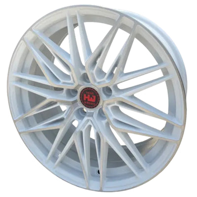 Hemi Wheels HM10 White Machined Wheel