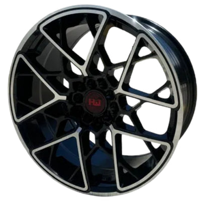 Hemi Wheels HM12 Black Machined Wheel