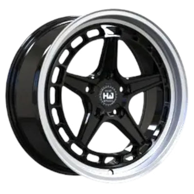 Hemi Wheels HM13 Black Polished Wheel
