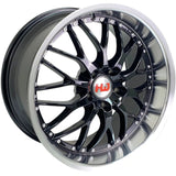 Hemi Wheels HM5 Black Polished Wheel