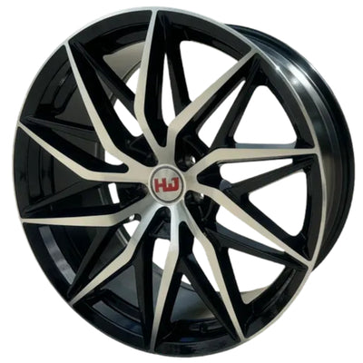 Hemi Wheels HM6 Black Machined Wheel