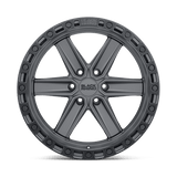 Black Rhino HENDERSON 20x9.5 0mm Gun Black with Black Ring