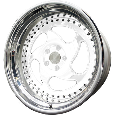 Heritage Avus White Polished Wheel